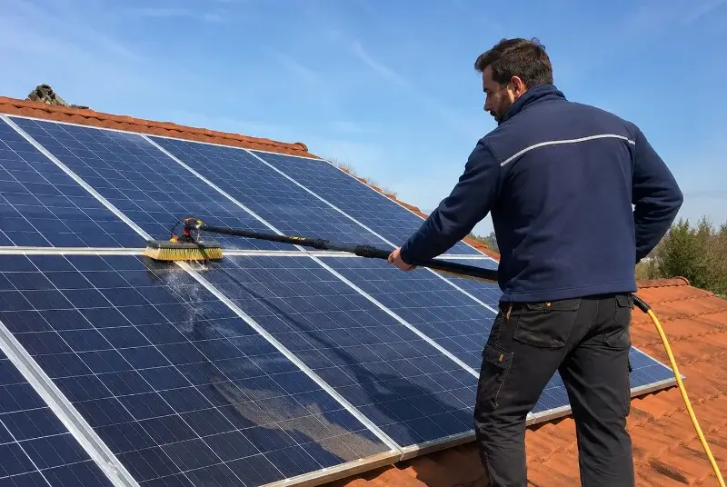 Nettoyage et entretien de panneaux solaires à Tonnac