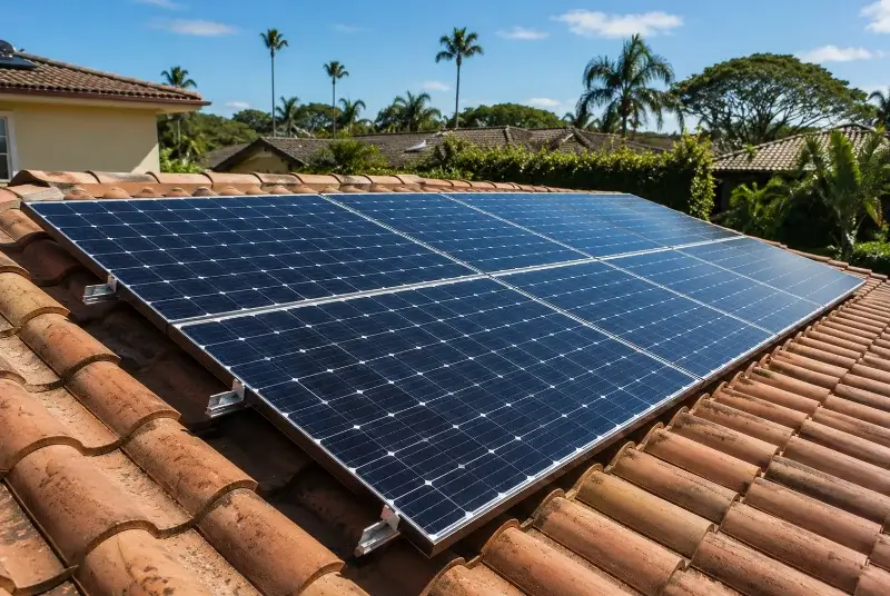 Installation de panneaux solaires à Tonnac